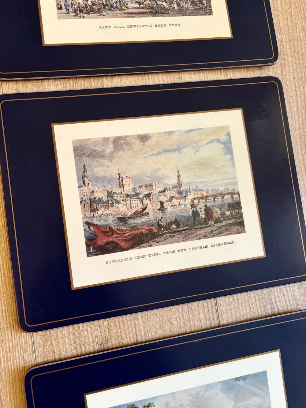 VTG Pimpernel Place mats England Streets Scenes Landmarks Cottage